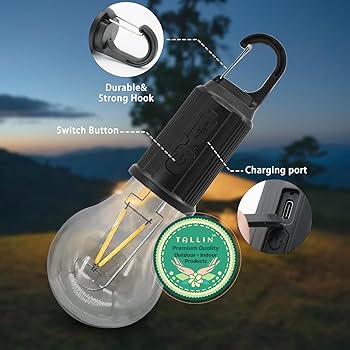 Type-C Rechargeable Camping Lamp (BT001) – Portable LED Lantern