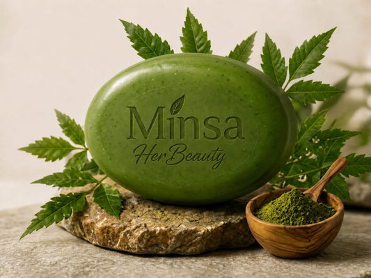 100% Organic Neem Soap – Natural Antibacterial Skin Care Bar